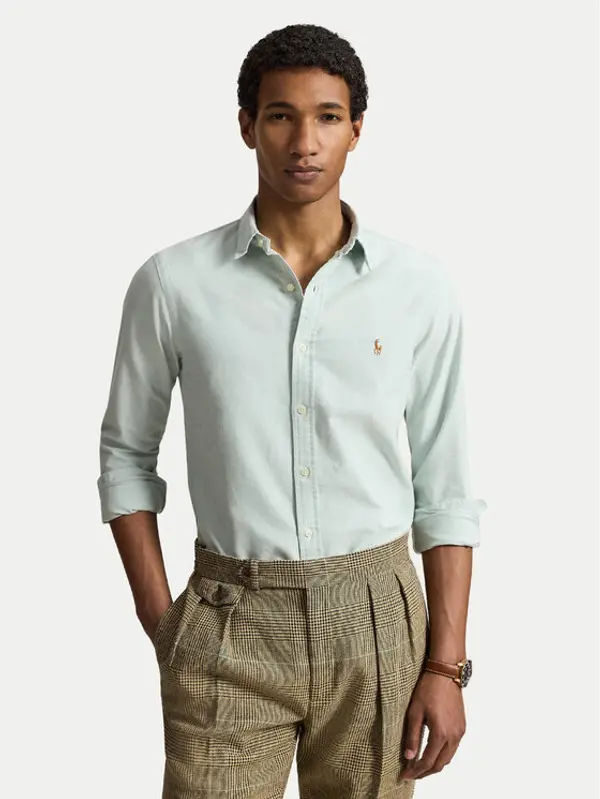 Polo Ralph Lauren Polo Ralph Lauren Košulja 710792161501 Svijetlo zelena Slim Fit