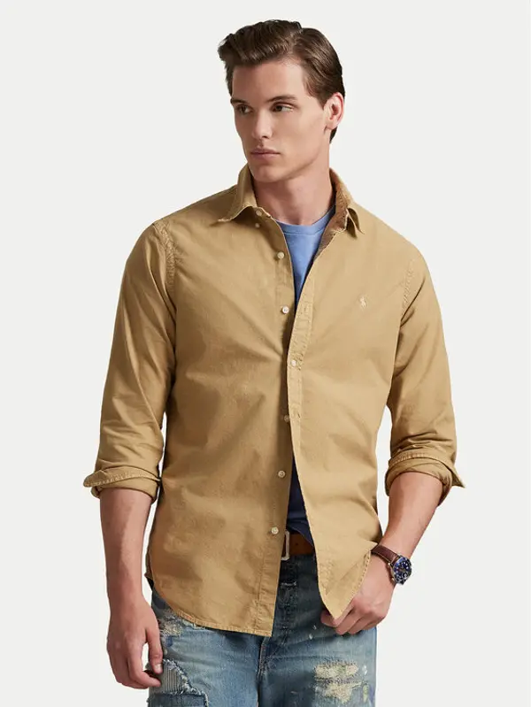 Polo Ralph Lauren Polo Ralph Lauren Košulja 710805564505 Bež Regular Fit
