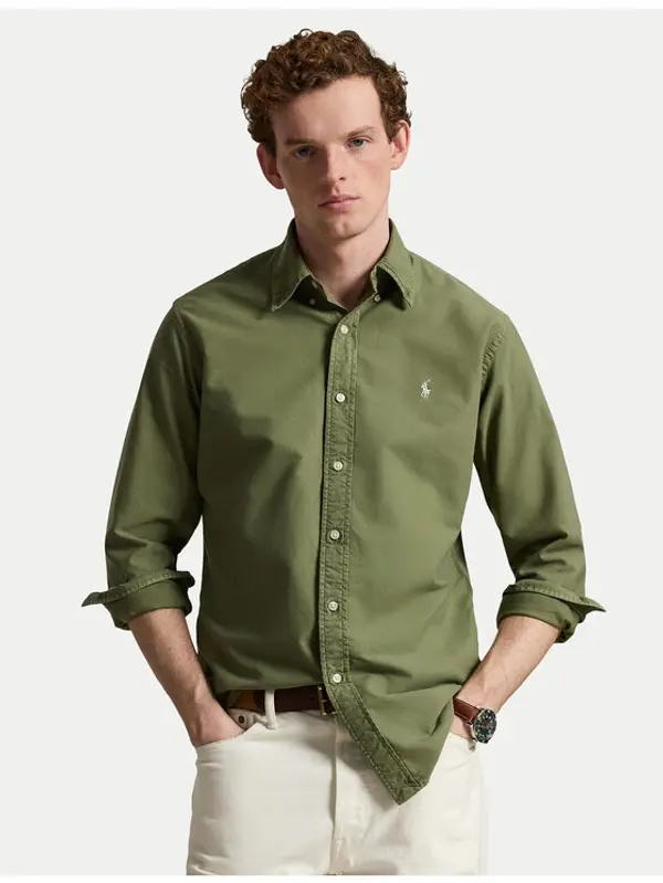 Polo Ralph Lauren Polo Ralph Lauren Košulja 710805564510 Zelena Regular Fit