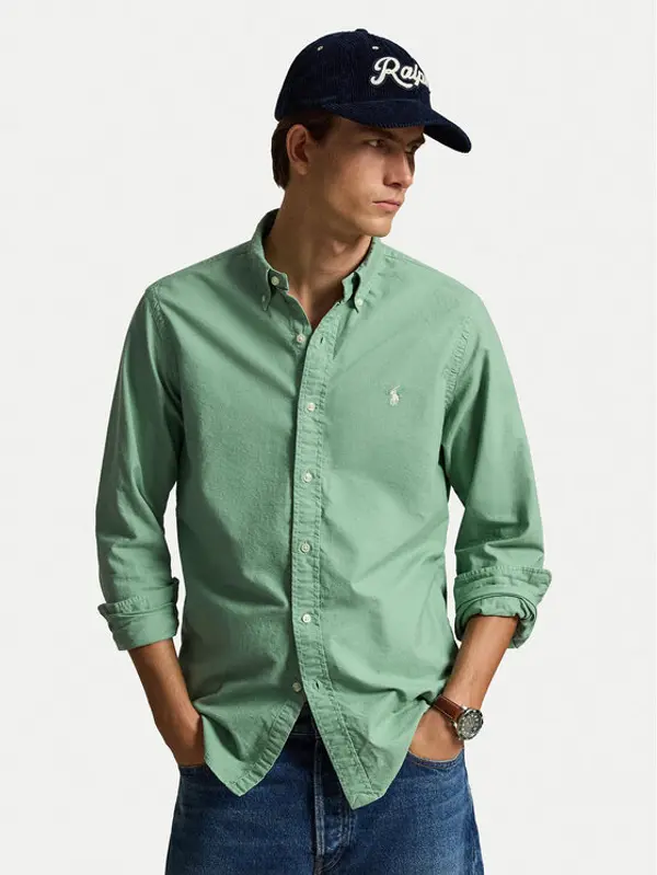 Polo Ralph Lauren Polo Ralph Lauren Košulja 710805564514 Zelena Regular Fit