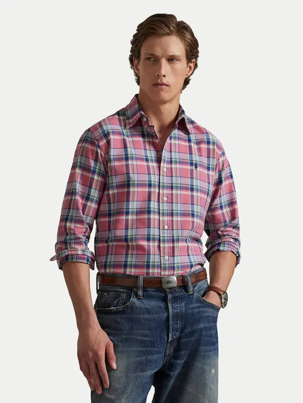 Polo Ralph Lauren Polo Ralph Lauren Košulja 710922273006 Ružičasta Custom Fit