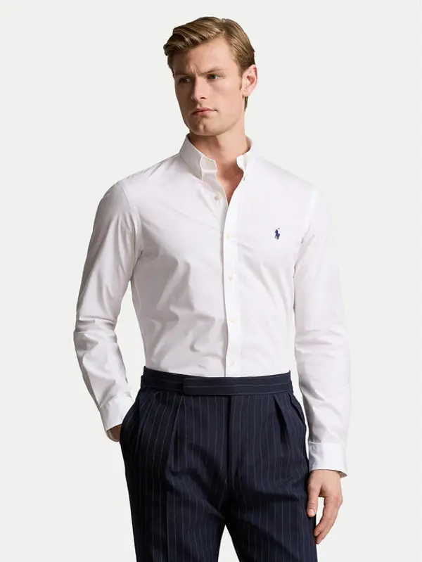 Polo Ralph Lauren Polo Ralph Lauren Košulja 710928254002 Bijela Slim Fit
