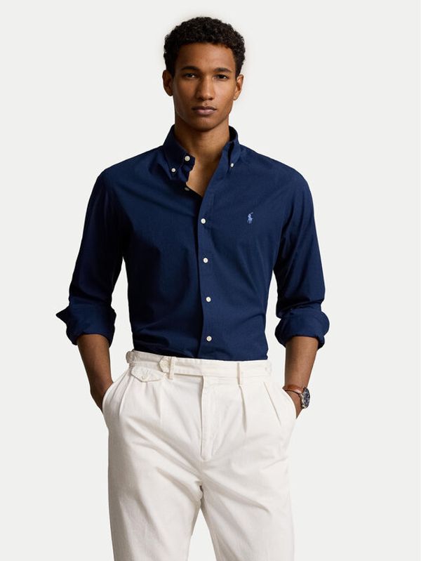 Polo Ralph Lauren Polo Ralph Lauren Košulja 710928255001 Tamnoplava Custom Fit