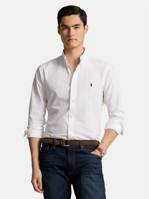 Polo Ralph Lauren Polo Ralph Lauren Košulja 710928255002 Bijela Custom Fit