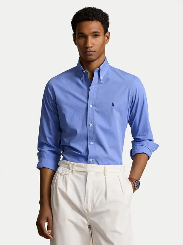 Polo Ralph Lauren Polo Ralph Lauren Košulja 710928255003 Plava Custom Fit