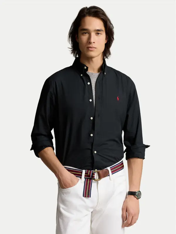 Polo Ralph Lauren Polo Ralph Lauren Košulja 710928255006 Crna Custom Fit