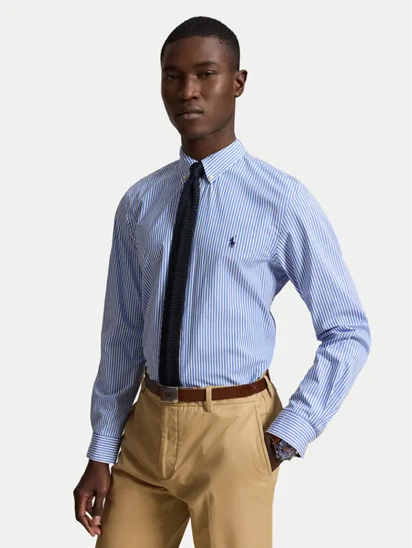 Polo Ralph Lauren Polo Ralph Lauren Košulja 710929344001 Plava Slim Fit