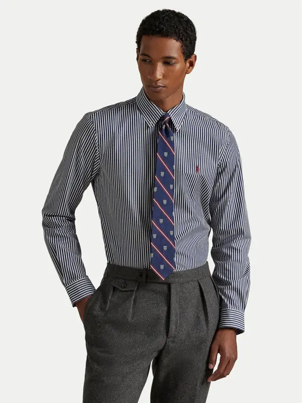 Polo Ralph Lauren Polo Ralph Lauren Košulja 710929346022 Tamnoplava Custom Fit