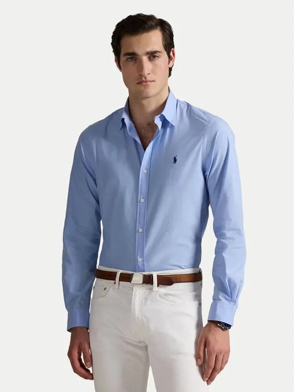 Polo Ralph Lauren Polo Ralph Lauren Košulja 710929348009 Svijetloplava Slim Fit