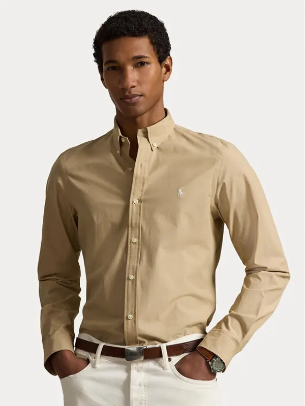 Polo Ralph Lauren Polo Ralph Lauren Košulja 710929348501 Bež Regular Fit