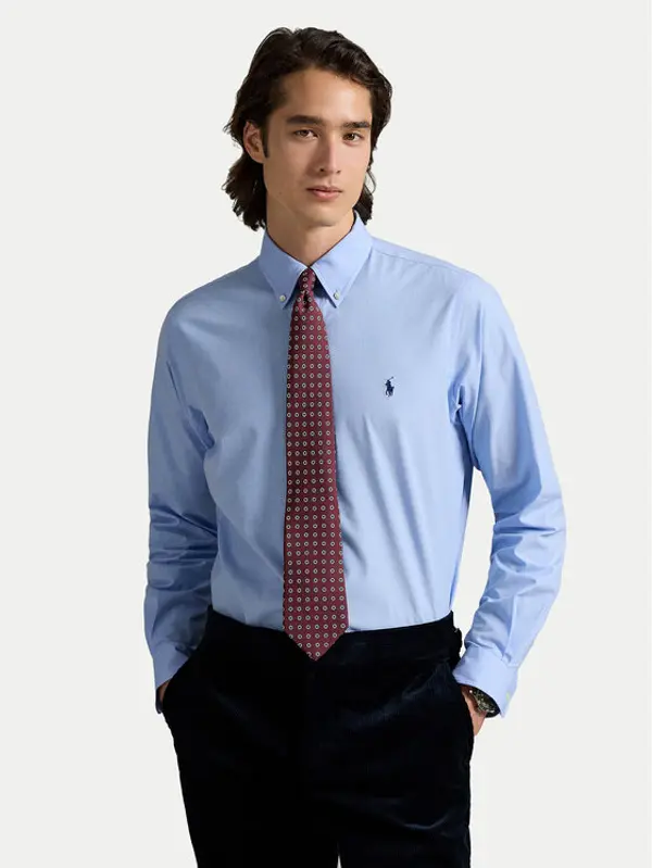 Polo Ralph Lauren Polo Ralph Lauren Košulja 710929349009 Svijetloplava Custom Fit