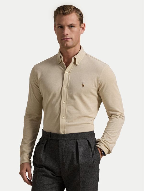 Polo Ralph Lauren Polo Ralph Lauren Košulja 710932545007 Bež Custom Fit