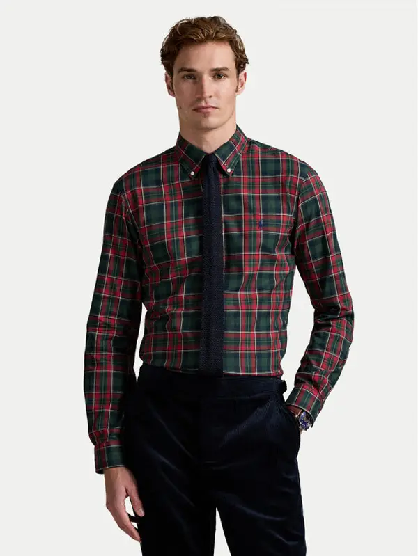 Polo Ralph Lauren Polo Ralph Lauren Košulja 710953644008 Crvena Custom Fit