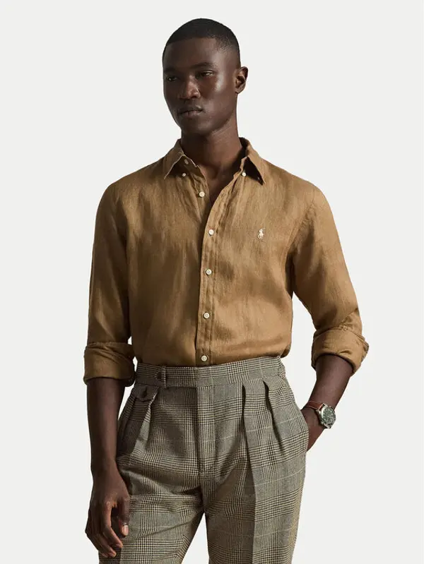 Polo Ralph Lauren Polo Ralph Lauren Košulja 710966294505 Smeđa Regular Fit