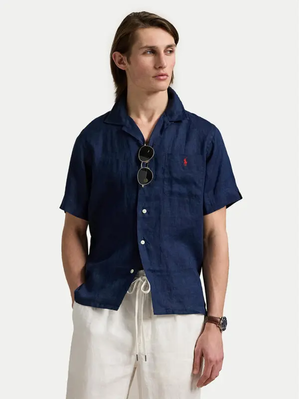 Polo Ralph Lauren Polo Ralph Lauren Košulja 710966421001 Tamnoplava Classic Fit
