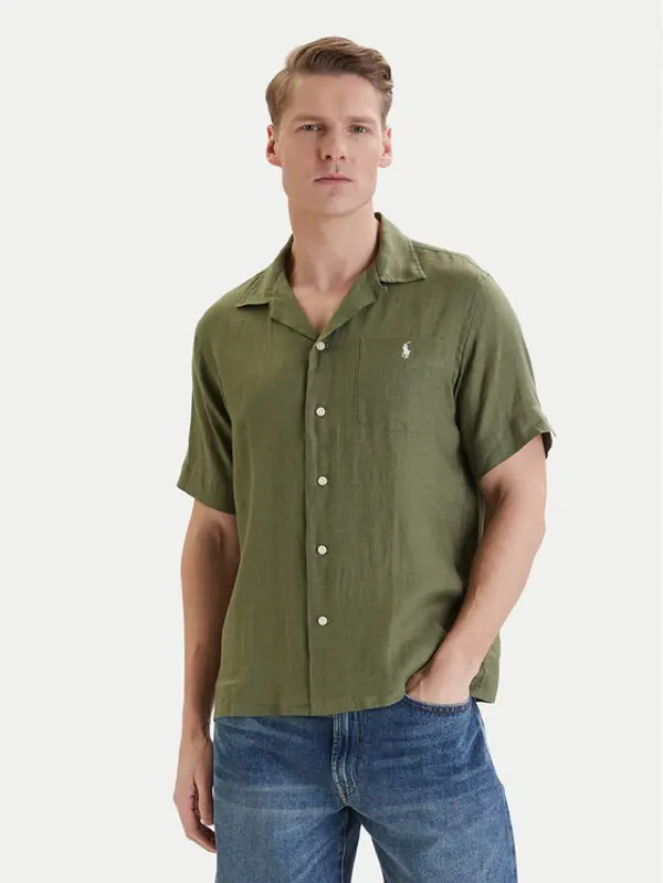 Polo Ralph Lauren Polo Ralph Lauren Košulja 710966421501 Zelena Regular Fit