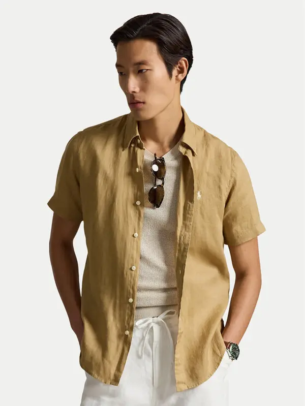 Polo Ralph Lauren Polo Ralph Lauren Košulja 710968912502 Bež Regular Fit