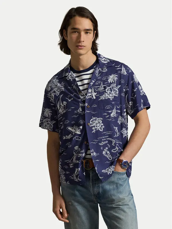Polo Ralph Lauren Polo Ralph Lauren Košulja 710B14282001 Tamnoplava Classic Fit