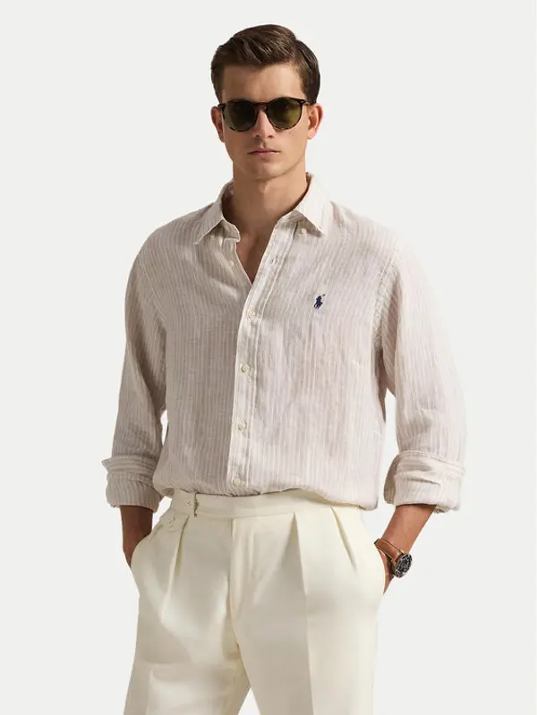 Polo Ralph Lauren Polo Ralph Lauren Košulja 710B15594006 Bež Regular Fit