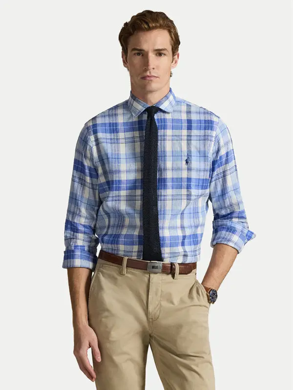 Polo Ralph Lauren Polo Ralph Lauren Košulja 710B16699002 Plava Custom Fit