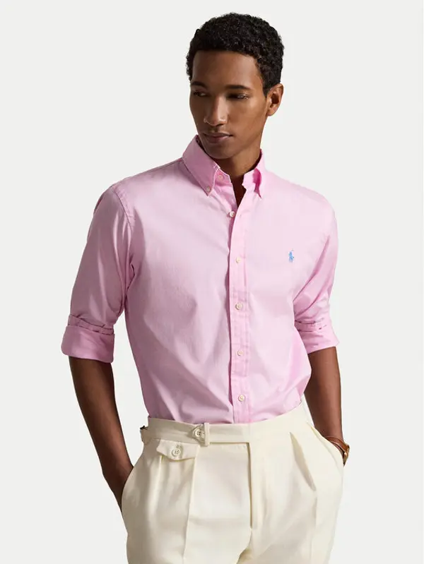 Polo Ralph Lauren Polo Ralph Lauren Košulja 710B20512002 Ružičasta Custom Fit