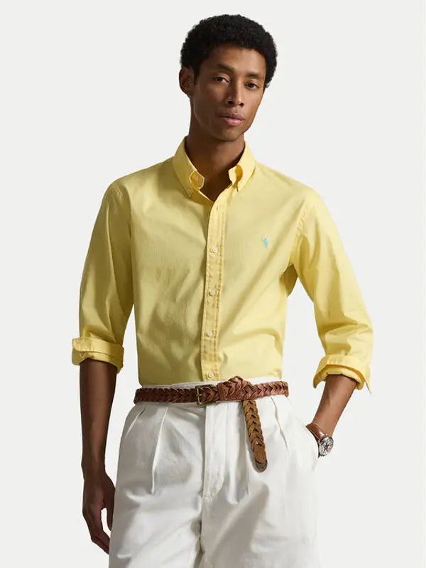Polo Ralph Lauren Polo Ralph Lauren Košulja 710B20512005 Žuta Custom Fit