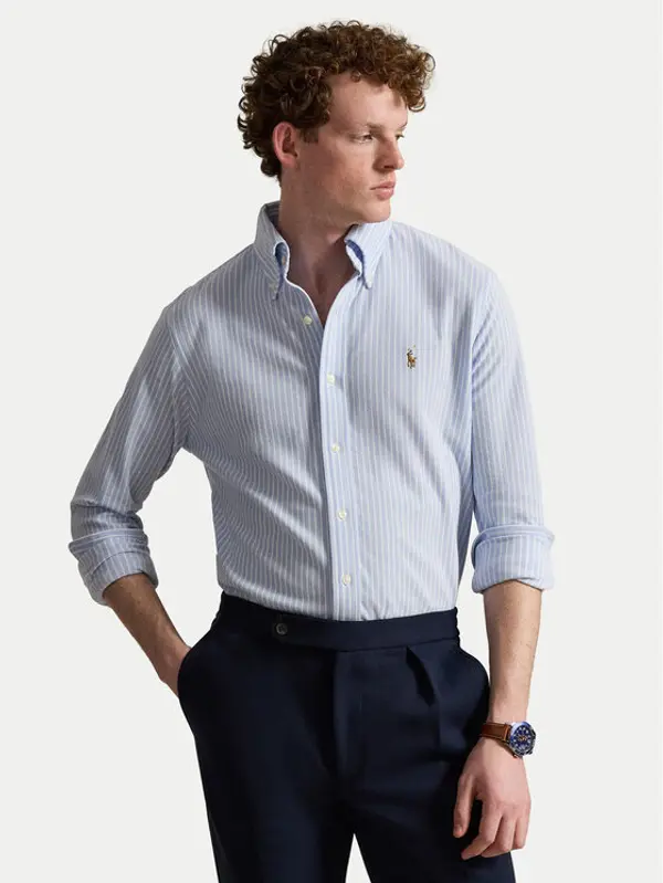 Polo Ralph Lauren Polo Ralph Lauren Košulja 710B25852001 Svijetlo plava Regular Fit