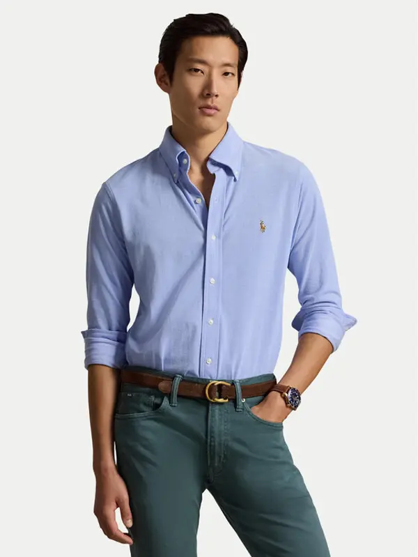 Polo Ralph Lauren Polo Ralph Lauren Košulja 710P03967001 Plava Regular Fit