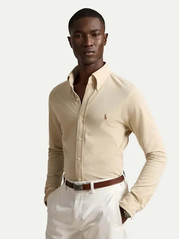 Polo Ralph Lauren Polo Ralph Lauren Košulja 710P03967502 Svijetlo bež Slim Fit
