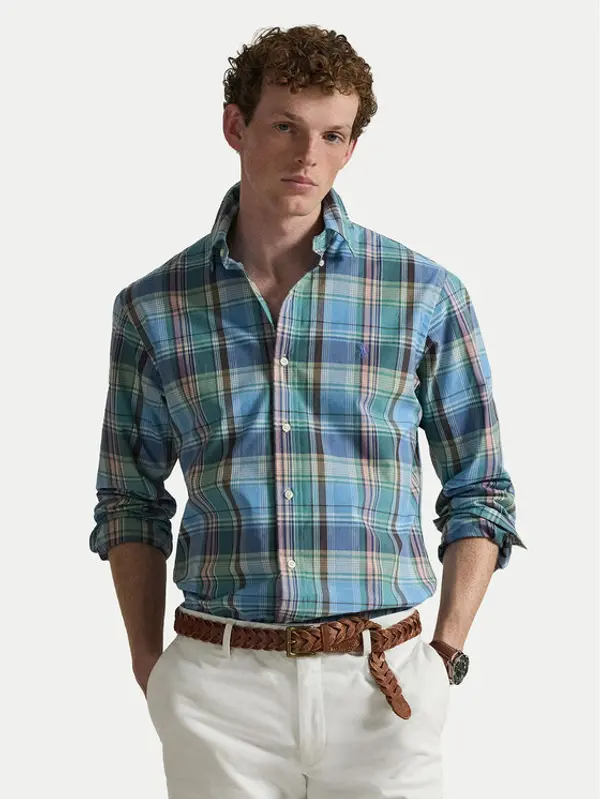 Polo Ralph Lauren Polo Ralph Lauren Košulja 710P06020007 Plava Custom Fit