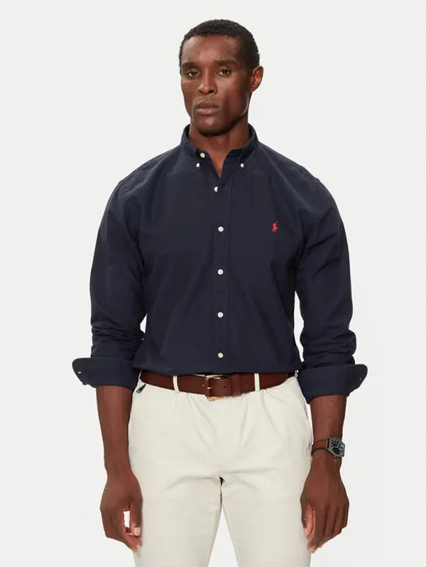 Polo Ralph Lauren Polo Ralph Lauren Košulja Bsr 710723610 Tamnoplava Slim Fit