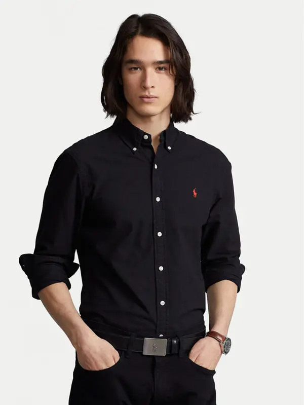 Polo Ralph Lauren Polo Ralph Lauren Košulja Bsr 710772288 Crna Slim Fit