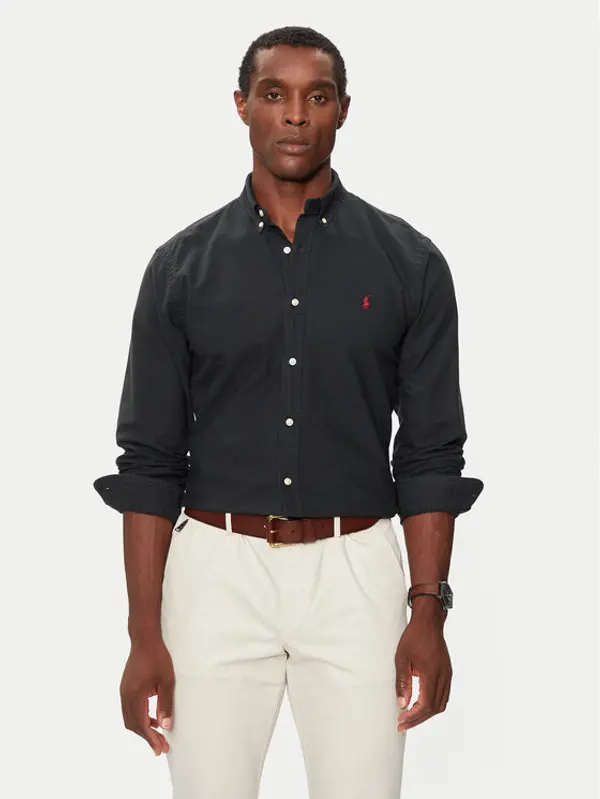 Polo Ralph Lauren Polo Ralph Lauren Košulja Bsr 710772288 Crna Slim Fit
