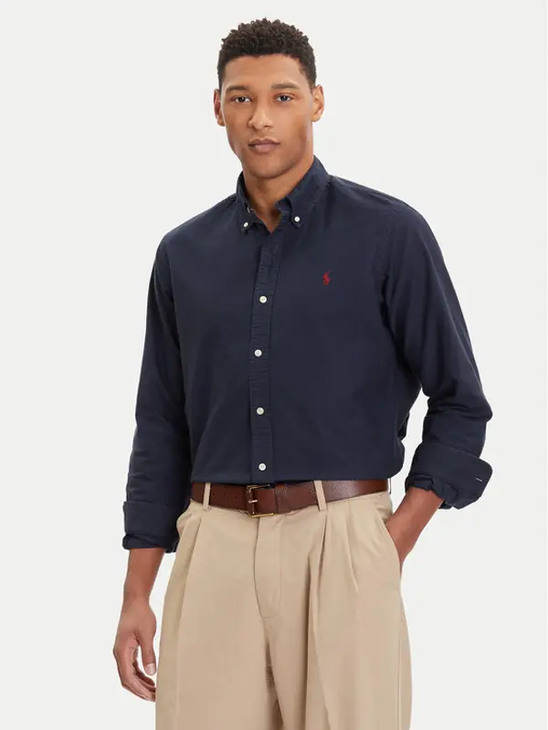 Polo Ralph Lauren Polo Ralph Lauren Košulja Bsr 710772290 Tamnoplava Custom Fit