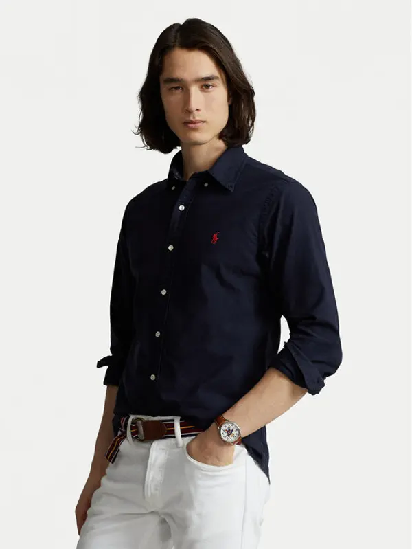 Polo Ralph Lauren Polo Ralph Lauren Košulja Bsr 710772290 Tamnoplava Custom Fit
