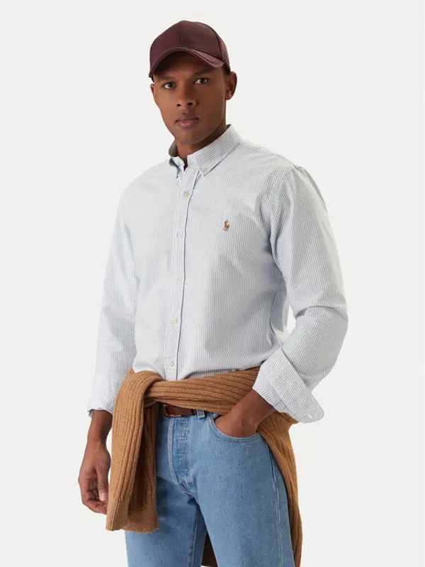 Polo Ralph Lauren Polo Ralph Lauren Košulja Core Replen 710549084 Plava Slim Fit