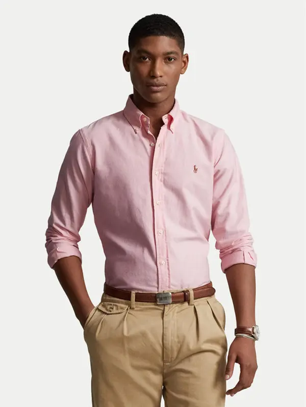 Polo Ralph Lauren Polo Ralph Lauren Košulja Core Replen 710549084 Ružičasta Slim Fit