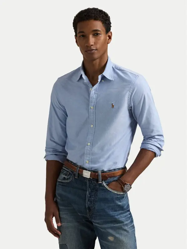Polo Ralph Lauren Polo Ralph Lauren Košulja Core Replen 710549084 Svijetloplava Slim Fit
