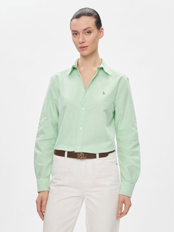 Polo Ralph Lauren Polo Ralph Lauren Košulja Ls Rx Anw St 211932521003 Zelena Regular Fit