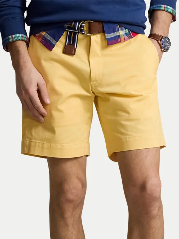 Polo Ralph Lauren Polo Ralph Lauren Kratke hlače 710799213011 Žuta Slim Fit