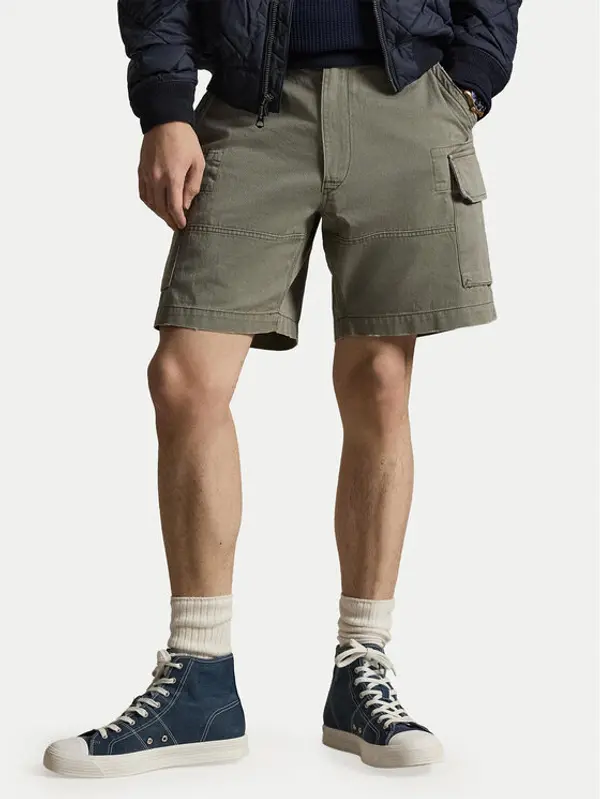 Polo Ralph Lauren Polo Ralph Lauren Kratke hlače 710964027002 Zelena Relaxed Fit