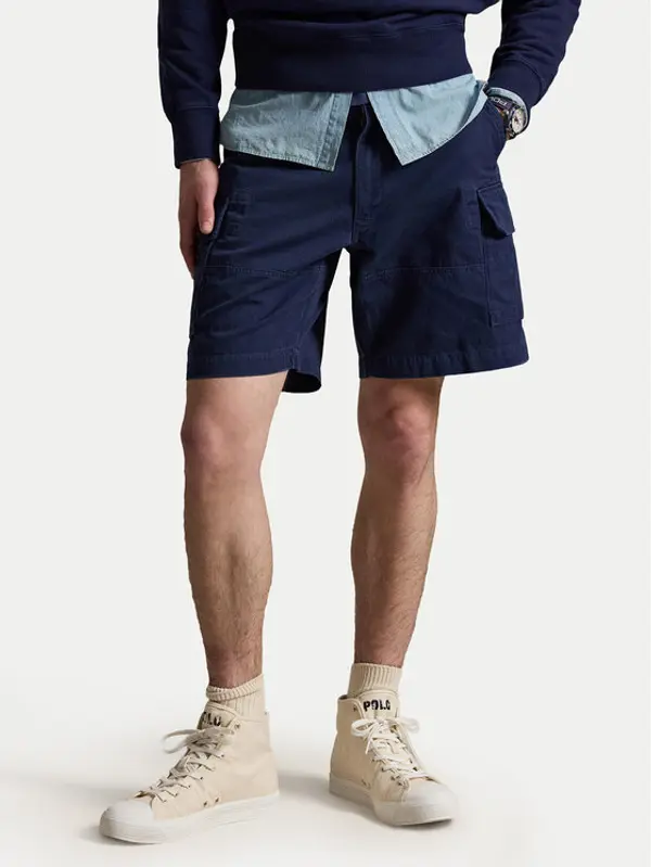 Polo Ralph Lauren Polo Ralph Lauren Kratke hlače 710964027005 Tamnoplava Relaxed Fit