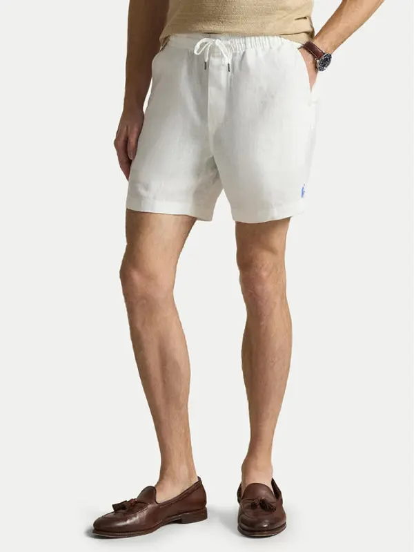 Polo Ralph Lauren Polo Ralph Lauren Kratke hlače 710P08205501 Bijela Regular Fit