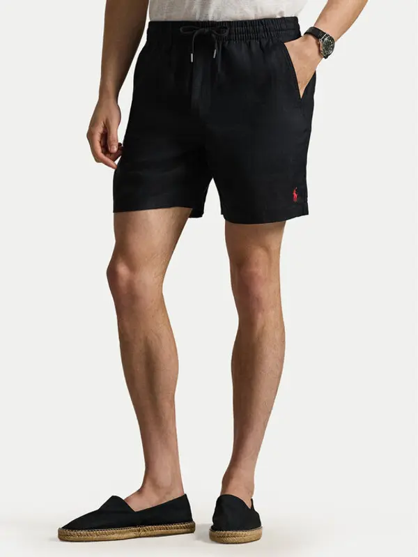 Polo Ralph Lauren Polo Ralph Lauren Kratke hlače 710P08205504 Crna Regular Fit