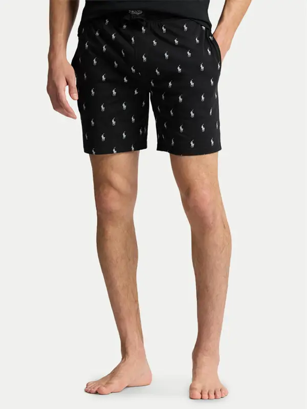 Polo Ralph Lauren Polo Ralph Lauren Kratke pidžama hlače 714965505003 Crna Slim Fit