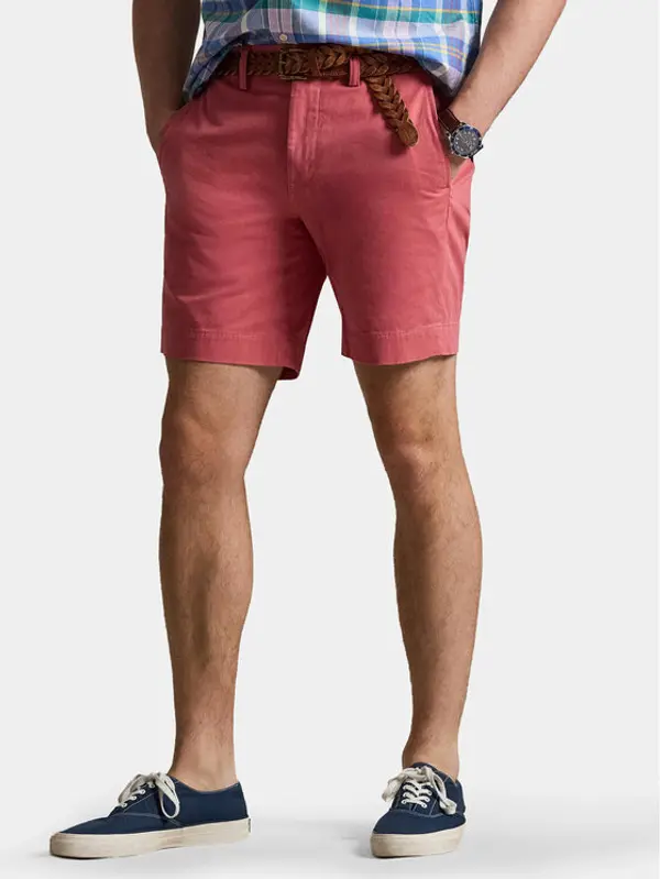Polo Ralph Lauren Polo Ralph Lauren Kratke traperice 710799213028 Crvena Regular Fit
