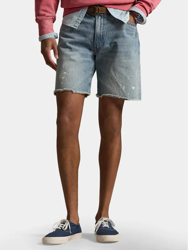 Polo Ralph Lauren Polo Ralph Lauren Kratke traperice 710P08162001 Plava Regular Fit