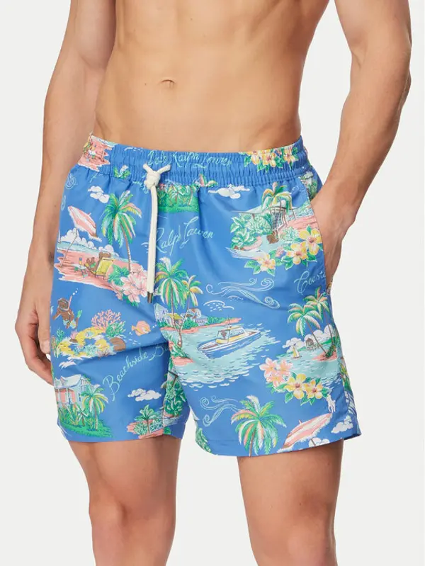 Polo Ralph Lauren Polo Ralph Lauren Kupaće gaće i hlače 710B13657001 Svijetlo plava Classic Fit