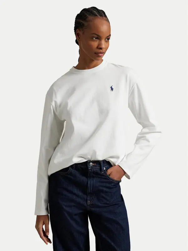 Polo Ralph Lauren Polo Ralph Lauren Majica 211967105001 Bijela Straight Fit