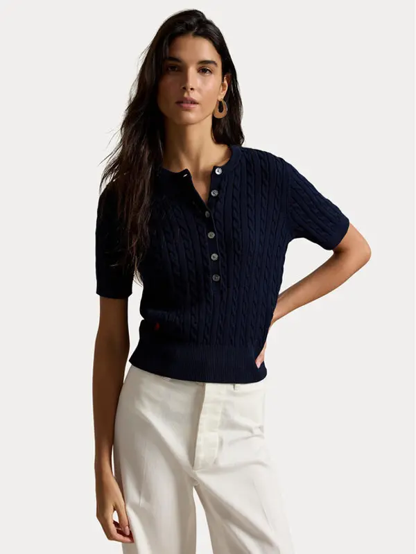 Polo Ralph Lauren Polo Ralph Lauren Majica 211B17746002 Tamnoplava Regular Fit